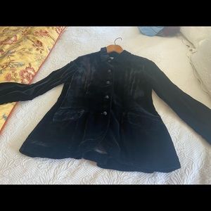 J.Jill black velvet blazer